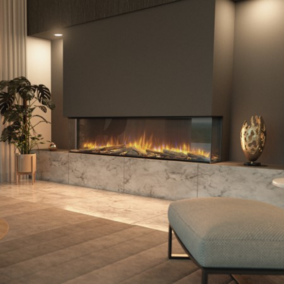 Vivente 150 Built-in Optiflame 3D Electric Fire-1