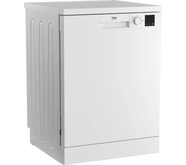 Beko DVN04X20W Freestanding 60cm Dishwasher 13-Place Settings - White-2