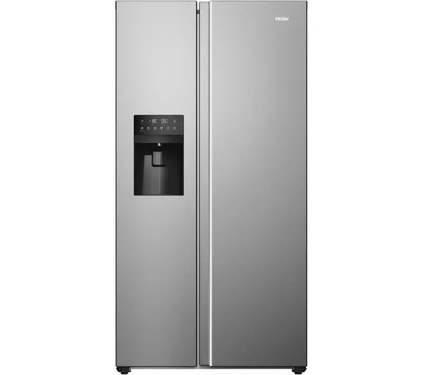 Haier HSR5918DIMP Series 5 Plumbed Ice & Water American style Fridge Freezer - Stainless steel