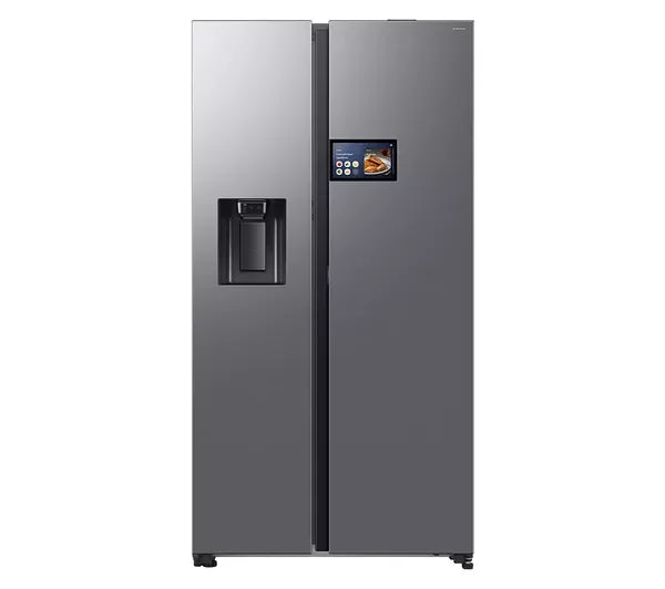 Samsung RS90F64EETEU Series 9 Bespoke AI Plumbed ice & water American Style Fridge Freezer - Silver