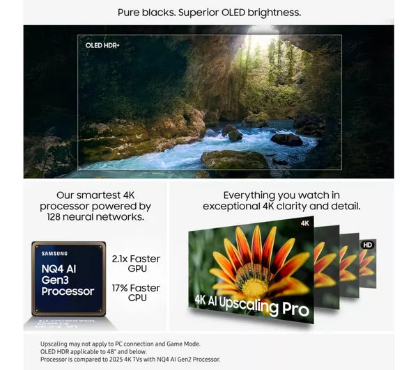 Samsung S90FAT 55" OLED 4K Vision AI Smart TV