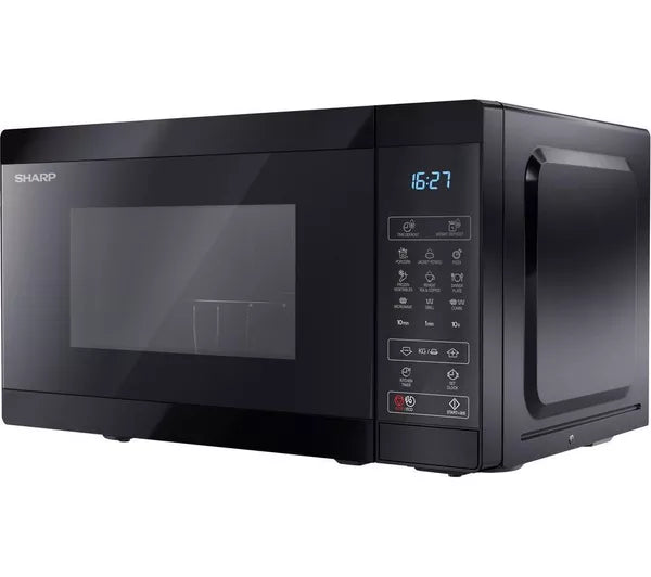 Sharp YC-MG02U-B 20L 800W Microwave + Grill Black