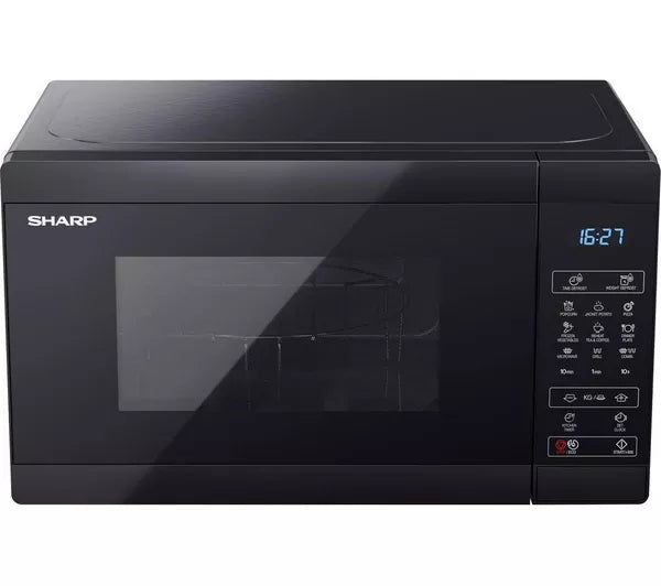 Sharp YC-MG02U-B 20L 800W Microwave + Grill Black-3