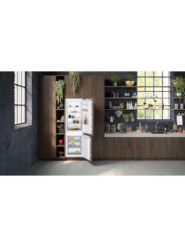 Neff N30 KI7861FE0G Integrated 60/40 Fridge Freezer, White-2