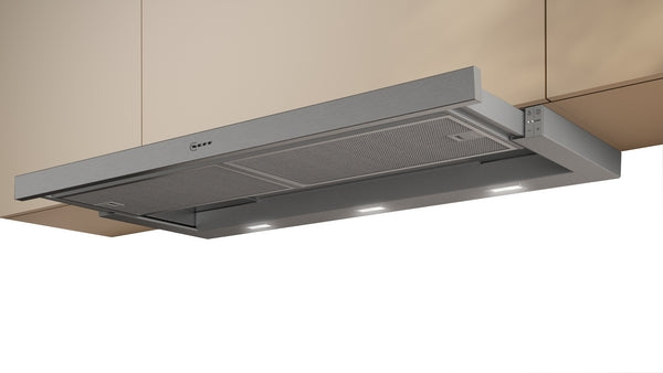 Neff N 50, Telescopic cooker hood, 90 cm, Silver metallic-1