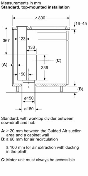 Bosch Series 8 Glass Draft Hoods with Venting-12