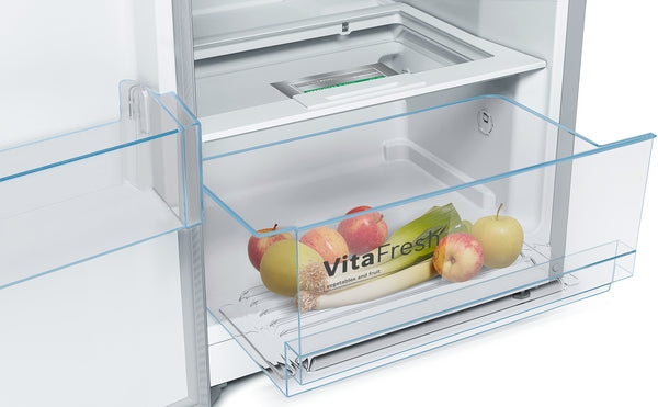 Bosch KSV36VLEP Series 4, Free-standing fridge, 186 x 60 cm, Stainless steel look-3