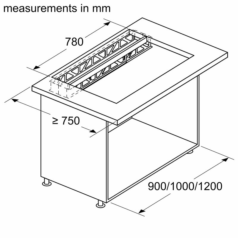 Bosch Optional Accessories for Glass Draft Hoods DSZ8WW1Y2