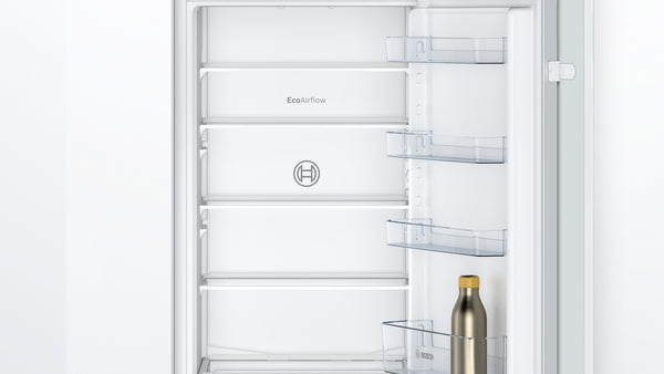Series 2, Built-in fridge-freezer with freezer at bottom, 177.2 x 54.1 cm, sliding hinge