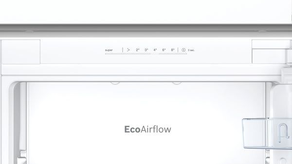 Series 2, Built-in fridge-freezer with freezer at bottom, 177.2 x 54.1 cm, sliding hinge-3