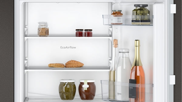 N 30, Built-in fridge-freezer with freezer at bottom, 177.2 x 54.1 cm, flat hinge-7
