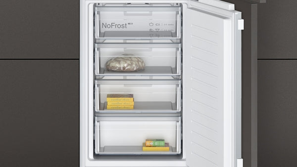 N 30, Built-in fridge-freezer with freezer at bottom, 177.2 x 54.1 cm, flat hinge-6