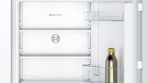 Series 2, Built-in fridge-freezer with freezer at bottom, 177.2 x 54.1 cm, flat hinge-2