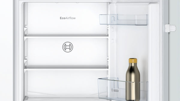 Series 2, Built-in fridge-freezer with freezer at bottom, 177.2 x 54.1 cm, sliding hinge-7