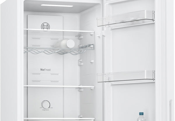 Bosch KGN27NWEAG Series 2, Free-standing fridge-freezer with freezer at bottom, 182.4 x 55 cm, White-6