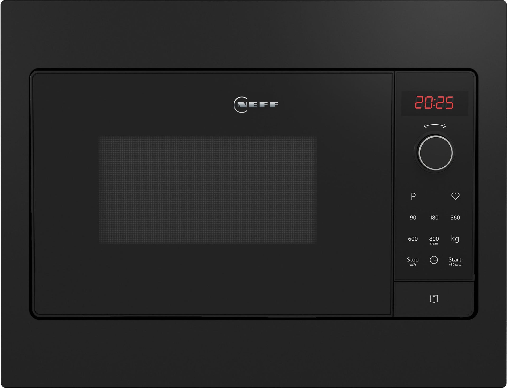 N 30, Built-in microwave oven, Black product photo (17614884_HLAWG25N3_STP_def.jpg)
