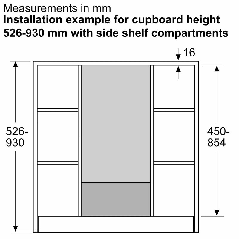 Bosch Optional Accessories for Integrated Design Hoods DWZ1IB6K1