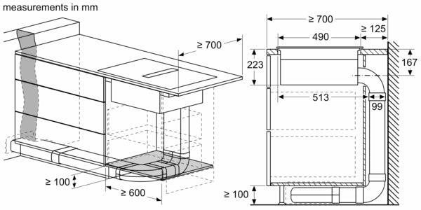 Bosch PVS811B16E Series 4, Induction hob with integrated ventilation system, 80 cm, surface mount without frame-10