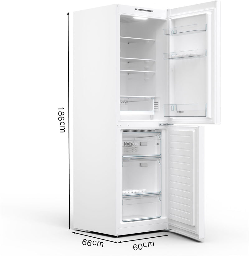 Bosch No Frost - 186cm Height Series 2 KGN34NWEAG