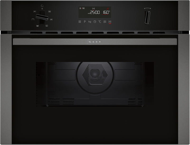 N 50, Built-in microwave oven with hot air, 60 x 45 cm, Graphite-Grey product photo (17930109_C1AMG84G0_STP_def.jpg)