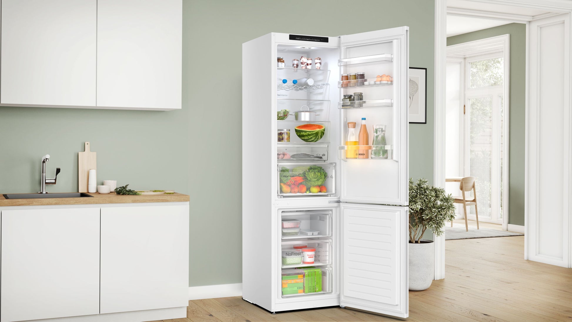 Bosch No Frost - above 200cm Height x 60cm wide Series 4 KGN392WDFG