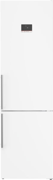 Bosch KGN39AWCTG Series 6, Free-standing fridge-freezer with freezer at bottom, 203 x 60 cm, White-1