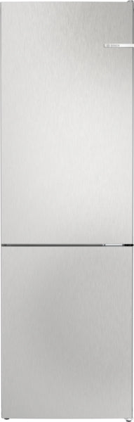 Bosch KGN362LDFG Series 4, Free-standing fridge-freezer with freezer at bottom, 186 x 60 cm, Stainless steel look-1