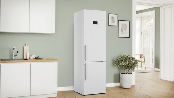 Bosch KGN39AWCTG Series 6, Free-standing fridge-freezer with freezer at bottom, 203 x 60 cm, White-6