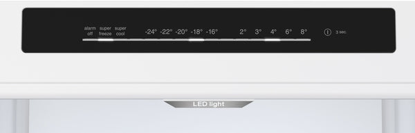 Bosch KGN392LDFG Series 4, Free-standing fridge-freezer with freezer at bottom, 203 x 60 cm, Stainless steel look-25