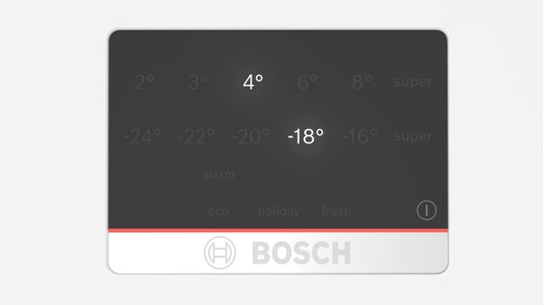 Bosch KGN39AWCTG Series 6, Free-standing fridge-freezer with freezer at bottom, 203 x 60 cm, White-8