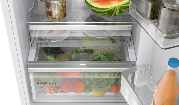 Bosch KGN39AWCTG Series 6, Free-standing fridge-freezer with freezer at bottom, 203 x 60 cm, White-3