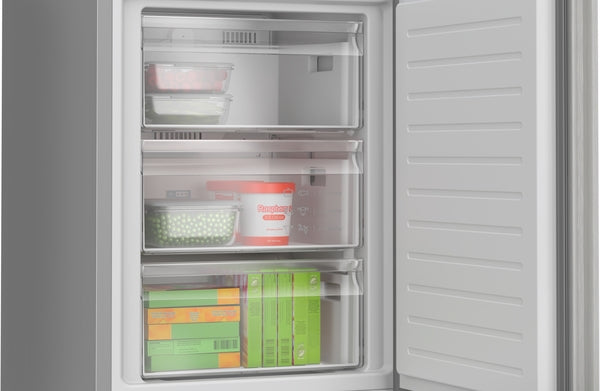 Bosch KGN392LDFG Series 4, Free-standing fridge-freezer with freezer at bottom, 203 x 60 cm, Stainless steel look-5