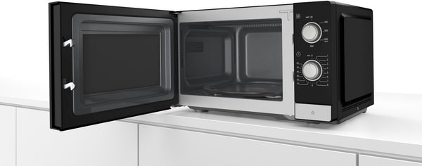 Bosch FFL020MS2B Series 2, Freestanding microwave, 44 x 26 cm, Stainless steel