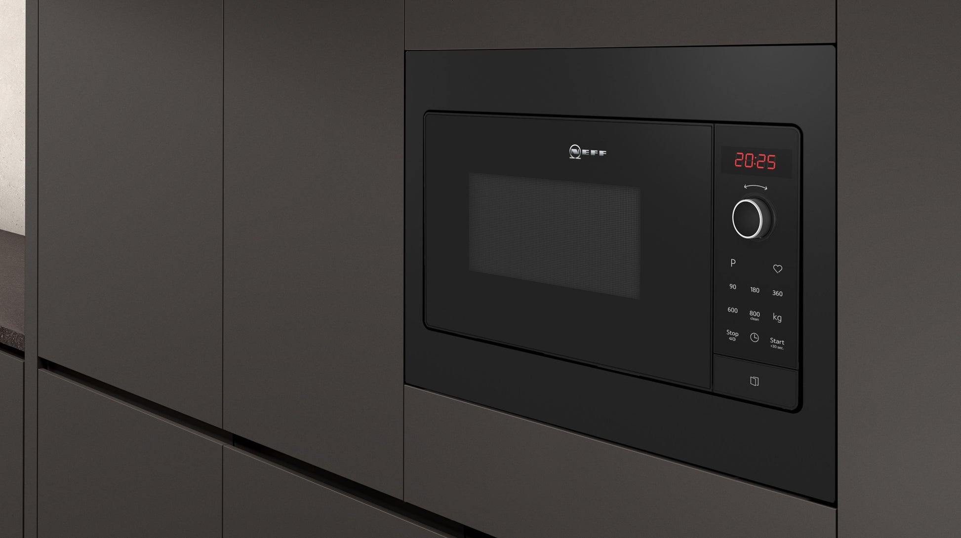 N 30, Built-in microwave oven, Black product photo (19457890_HLAWG25S3B_PGA1_def.jpg)