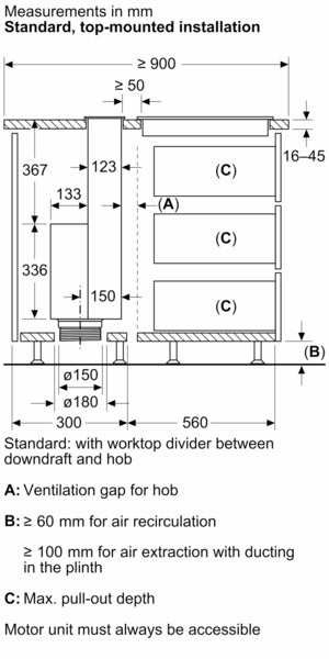 Bosch Series 8 Glass Draft Hoods with Venting-19