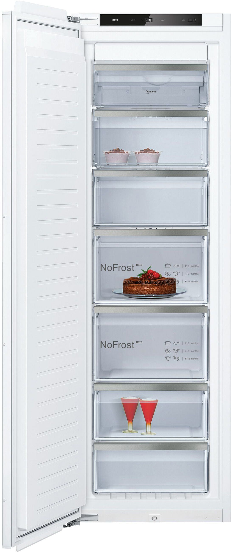 Neff Built in Single door freezers 177cm Height N 90 GI7815NE0