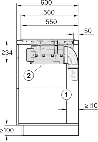 Miele KMDA7676FL-U 80cm Wide Venting Hob - Black-5