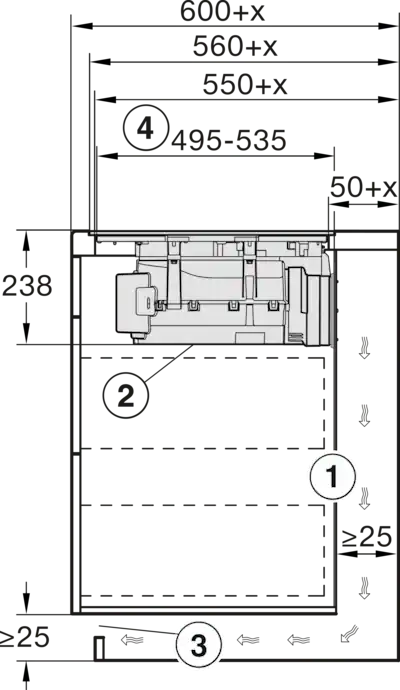 Miele KMDA7676FL-U 80cm Wide Venting Hob - Black-8