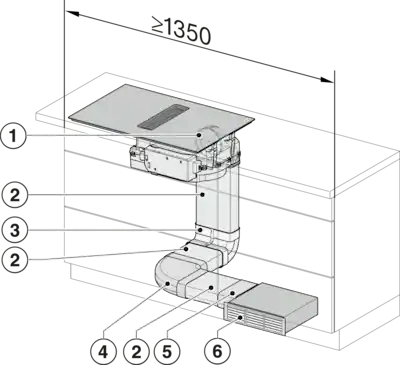 Miele KMDA7676FL-U 80cm Wide Venting Hob - Black-9