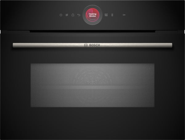 Bosch CMG7241B1B 8 Compact 45cm Ovens with Microwave with Microwave