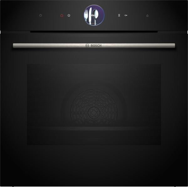 Series 8, Built-in oven with steam function, 60 x 60 cm, Black-1