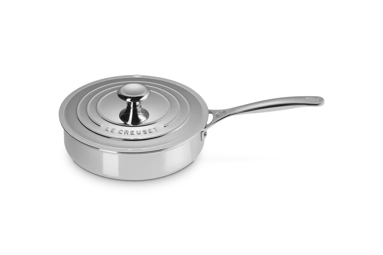 Signature Stainless Steel Sauté Pan with Lid-4
