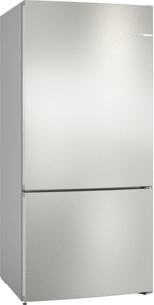 Bosch KGN86VIEAG Series 4, Free-standing fridge-freezer with freezer at bottom, 186 x 86 cm, Stainless steel-1