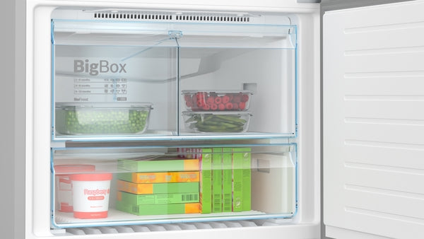 Bosch KGN86VIEAG Series 4, Free-standing fridge-freezer with freezer at bottom, 186 x 86 cm, Stainless steel-5