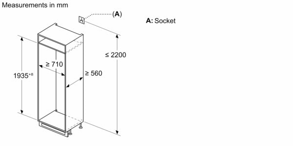 Series 2 Bottom Freezers - NoFrost (193.5cm Height x 69.1cm width,-22