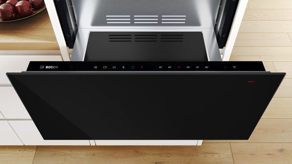 Bosch BID7101B1B Series 8, Built-in warming drawer, 60 x 29 cm, Black-5