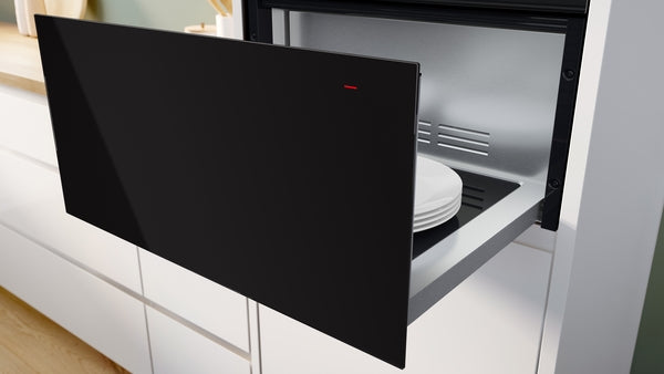 Bosch BID7101B1B Series 8, Built-in warming drawer, 60 x 29 cm, Black