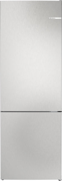 Bosch KGN492LDFG Series 4, Free-standing fridge-freezer with freezer at bottom, 203 x 70 cm, Stainless steel look