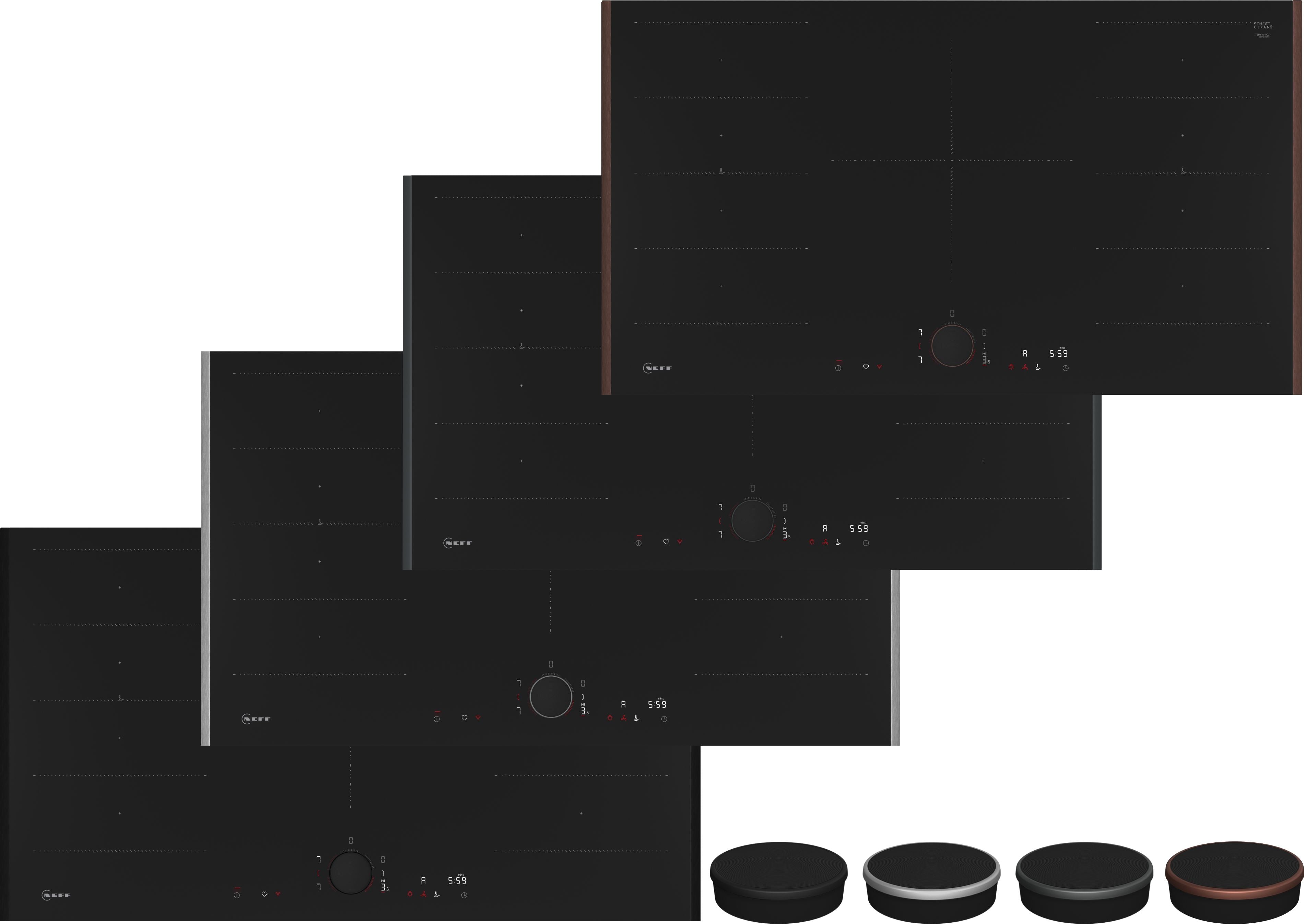 Neff Flex Design Flex Induction Hobs - trim & Twist Pad accessories required (four colour options, sold separately) N 90 T69YYV4C0