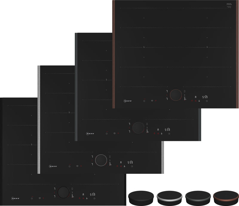 Neff Flex Design Flex Induction Hobs - trim & Twist Pad accessories required (four colour options, sold separately) N 90 T66YYY4C0